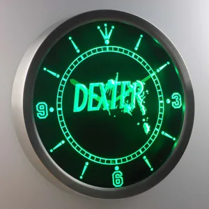 Dexter LED Neon Wall Clock