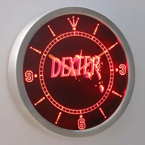 Dexter LED Neon Wall Clock