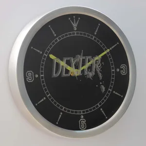 Dexter LED Neon Wall Clock