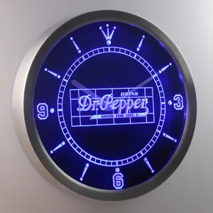 Dr. Pepper Good For Life LED Neon Wall Clock