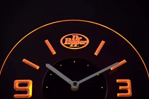 Dr Pepper Modern LED Neon Wall Clock