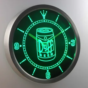 Duff Can LED Neon Wall Clock