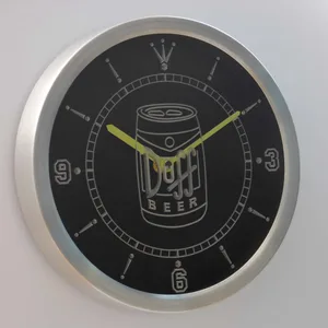 Duff Can LED Neon Wall Clock