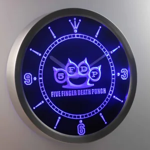 Five Finger Death Punch LED Neon Wall Clock
