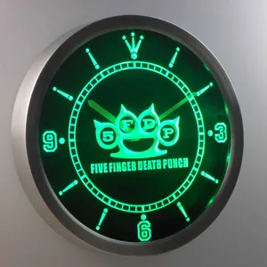 Five Finger Death Punch LED Neon Wall Clock