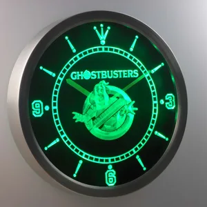 Ghostbusters LED Neon Wall Clock