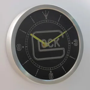 Glock LED Neon Wall Clock