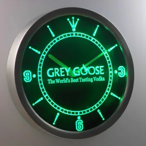 Grey Goose LED Neon Wall Clock