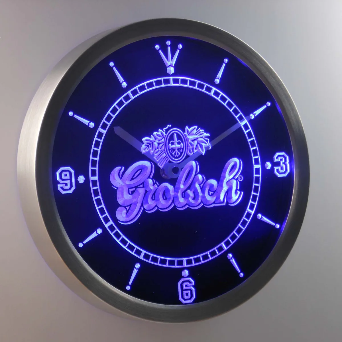 Grolsch LED Neon Wall Clock