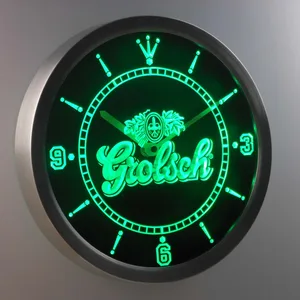 Grolsch LED Neon Wall Clock