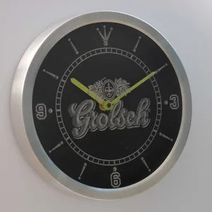 Grolsch LED Neon Wall Clock