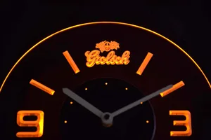 Grolsch Modern LED Neon Wall Clock
