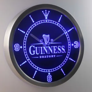 Guinness Draught LED Neon Wall Clock