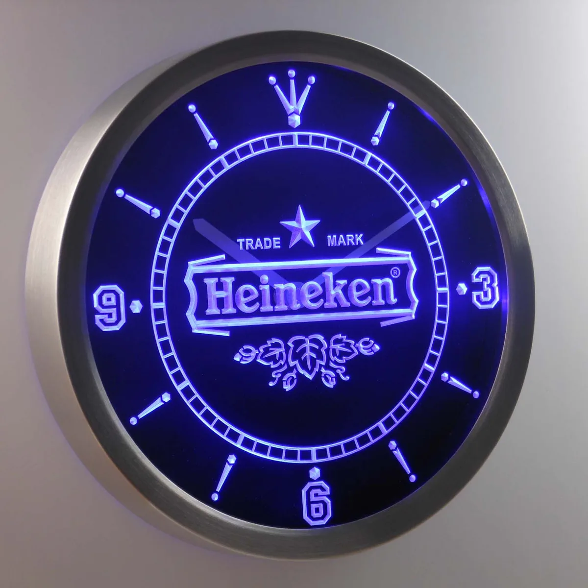 Heineken Lager LED Neon Wall Clock