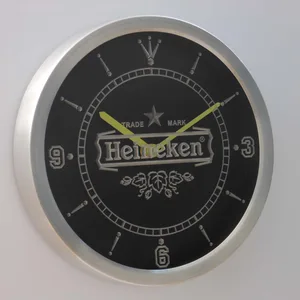 Heineken Lager LED Neon Wall Clock