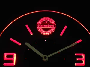 Heineken Premium Modern LED Neon Wall Clock