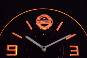 Heineken Premium Modern LED Neon Wall Clock