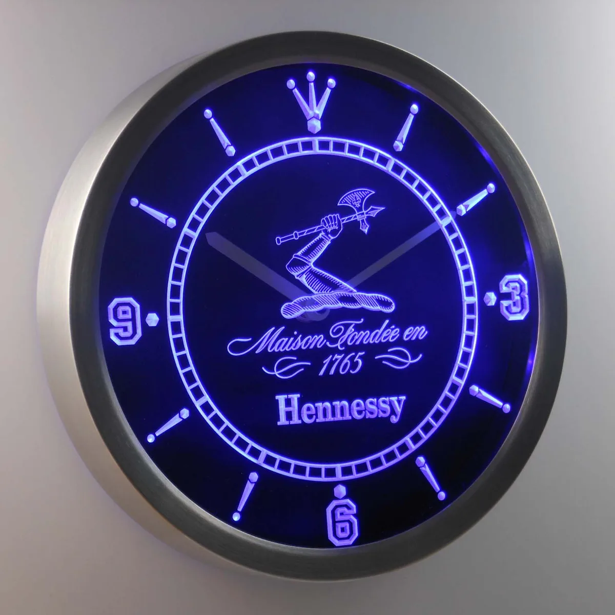 Hennessy LED Neon Wall Clock