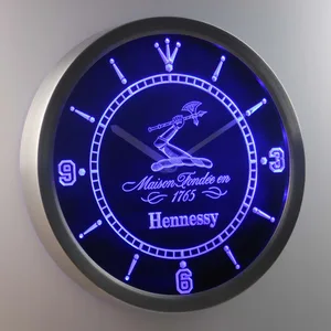 Hennessy LED Neon Wall Clock