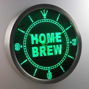 Home Brew LED Neon Wall Clock