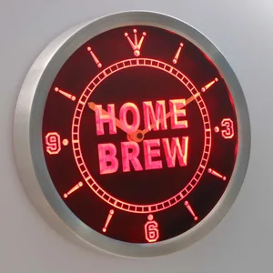 Home Brew LED Neon Wall Clock