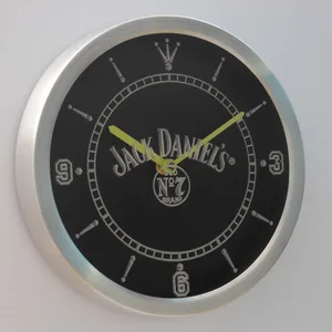 Jack Daniel's Old No. 7 LED Neon Wall Clock
