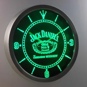 Jack Daniel's Old No. 7 Tennessee LED Neon Wall Clock