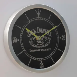 Jack Daniel's Old No. 7 Tennessee LED Neon Wall Clock