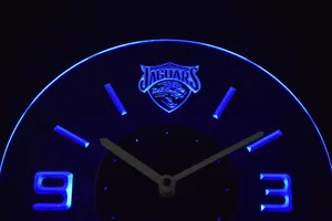 Jacksonville Jaguars Modern LED Neon Wall Clock