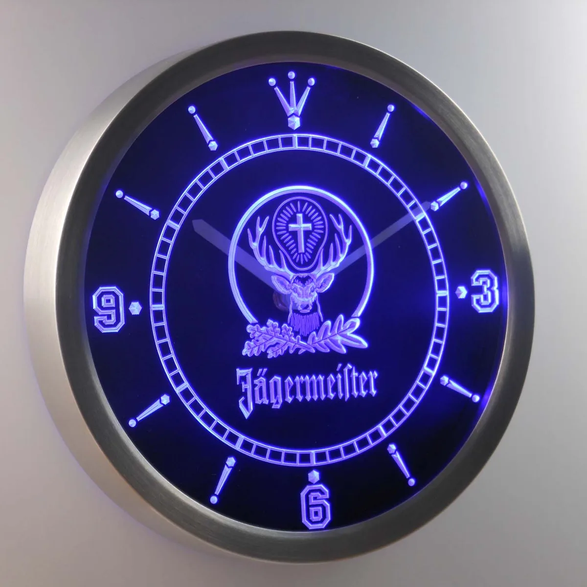 Jagermeister LED Neon Wall Clock