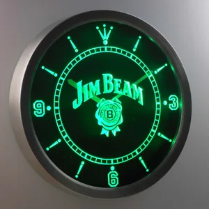 Jim Beam   LED Neon Wall Clock