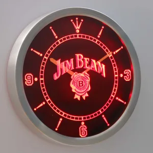 Jim Beam   LED Neon Wall Clock