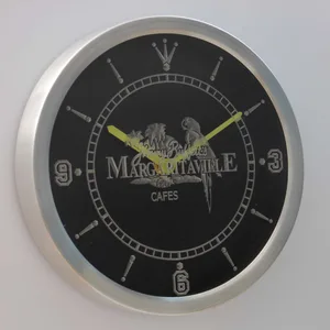 Jimmy Buffett's Margaritaville LED Neon Wall Clock