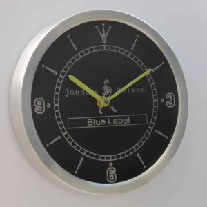 Johnnie Walker Blue Label LED Neon Wall Clock