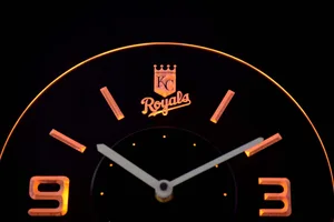Kansas City Royals Modern LED Neon Wall Clock