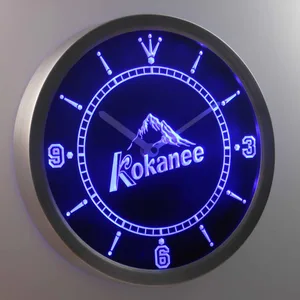 Kokanee LED Neon Wall Clock