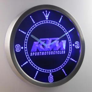 KTM LED Neon Wall Clock