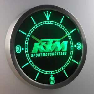 KTM LED Neon Wall Clock