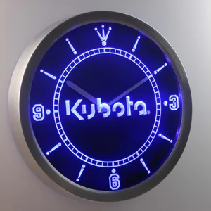 Kubota LED Neon Wall Clock