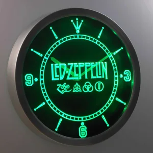 Led Zeppelin LED Neon Wall Clock