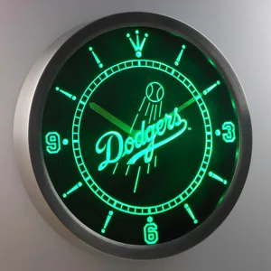 Los Angeles Dodgers LED Neon Wall Clock