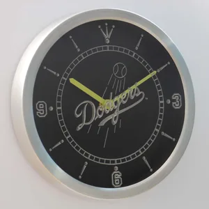 Los Angeles Dodgers LED Neon Wall Clock