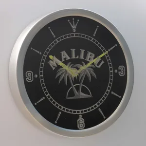 Malibu LED Neon Wall Clock