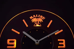 Malibu Modern LED Neon Wall Clock