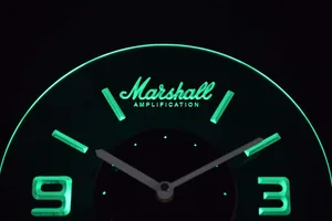 Marshall Modern LED Neon Wall Clock