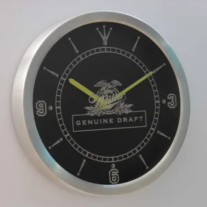 Miller Genuine Draft LED Neon Wall Clock