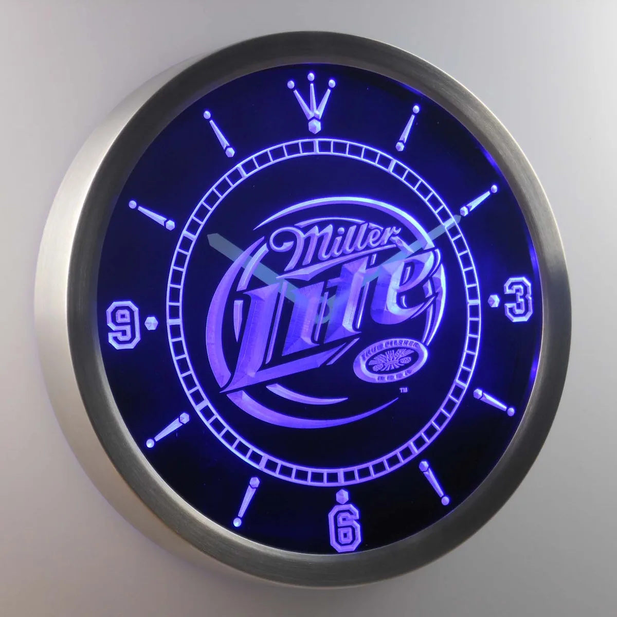 Miller Lite LED Neon Wall Clock