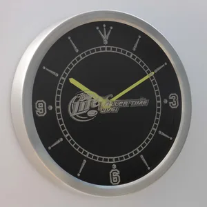 Miller Lite - Miller Time Live LED Neon Wall Clock