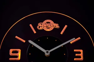 Milwaukee Brewers Modern LED Neon Wall Clock