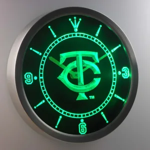 Minnesota Twins LED Neon Wall Clock